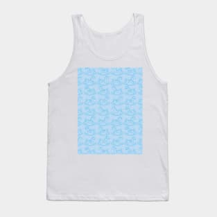 Cute and Adorable Rocking Horse Seamless Pattern Design Tank Top